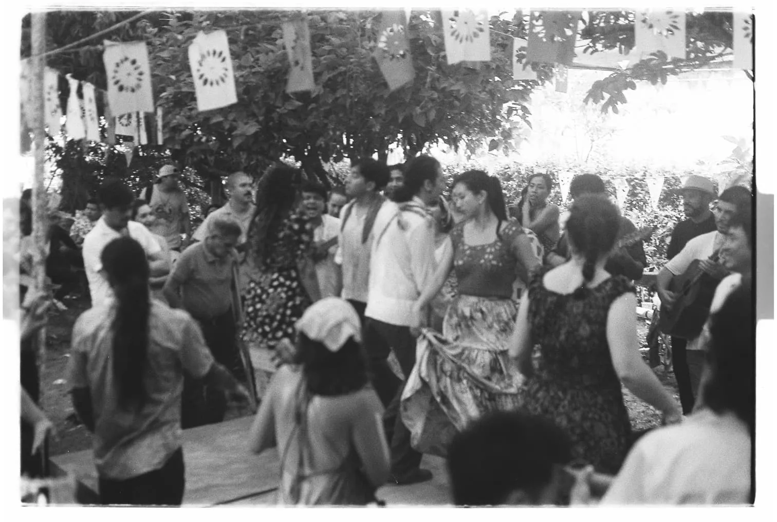 Ricardo Leetch y su bombona en el fandango para Santiago Apóstol, Santiago Tuxtla, México, 2025