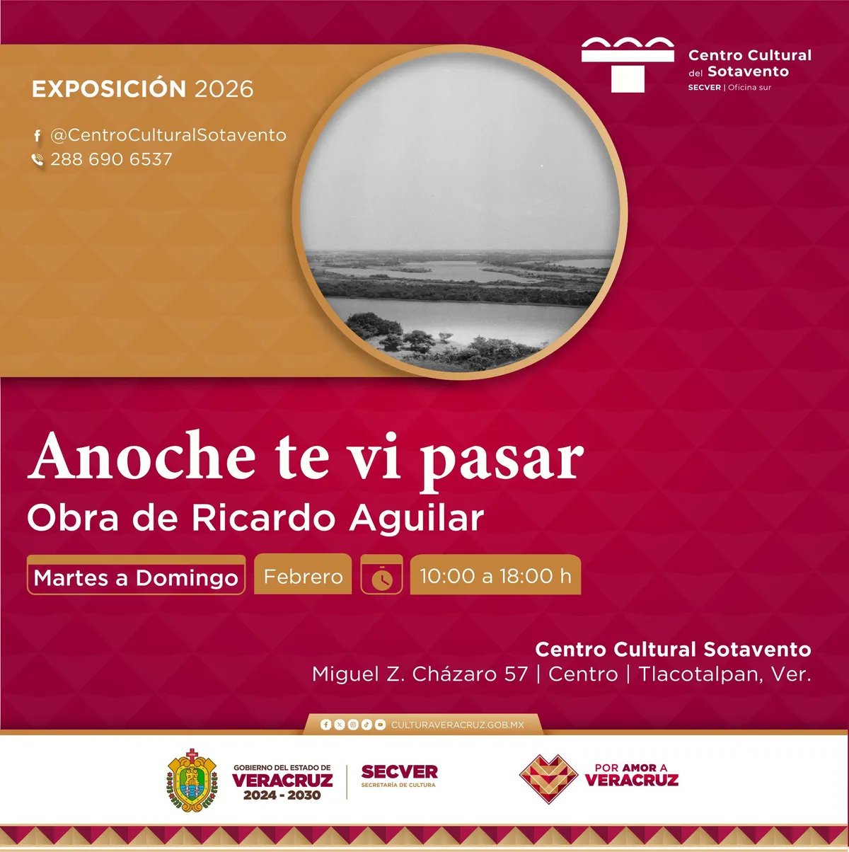 Montaje de Anoche te vi pasar en Tlacotalpan